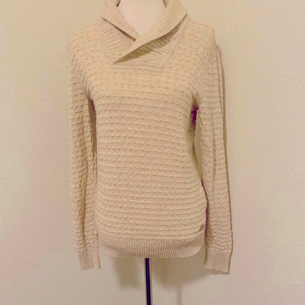 Armani exchange cream colored sweater - Picture 2 of 4